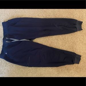 Navy blue Large Petite Zamora jogger scrub pants